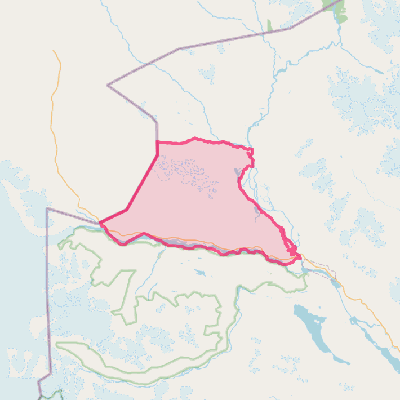 Map of Mosquito Lake