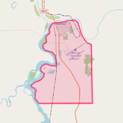 Map of Nenana