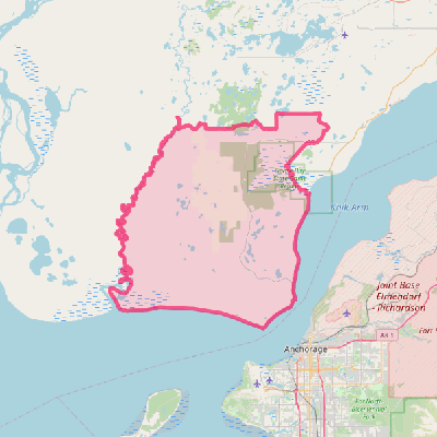 Map of Point MacKenzie