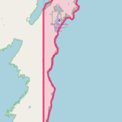 Map of Port Alexander