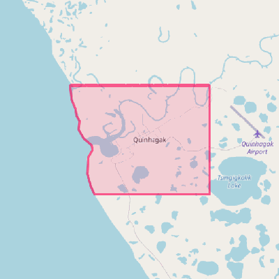 Map of Quinhagak