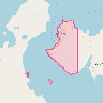 Map of Sand Point