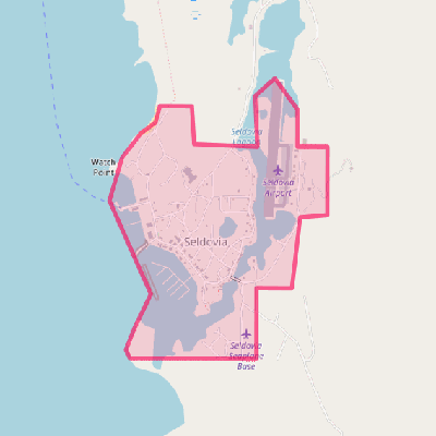 Map of Seldovia