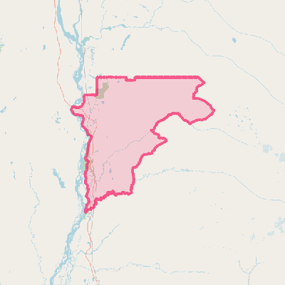 Map of Susitna North