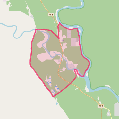 Map of Tazlina