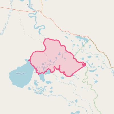 Map of Tetlin