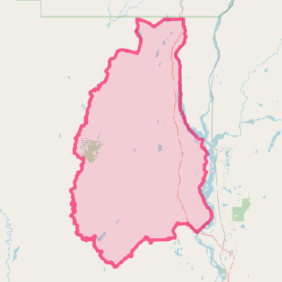 Map of Trapper Creek