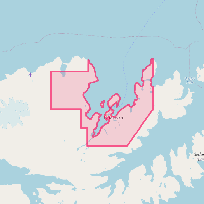 Map of Unalaska