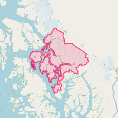 Map of Wrangell