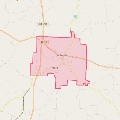 Map of Abbeville