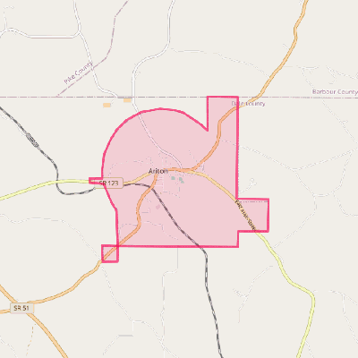 Map of Ariton