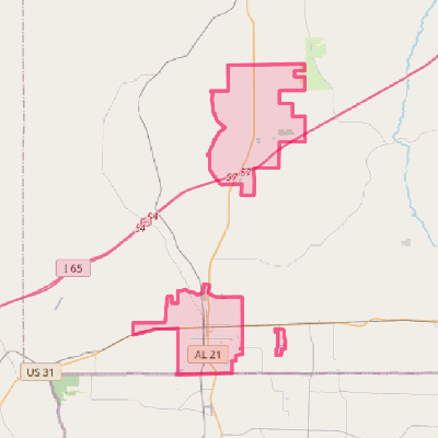 Map of Atmore