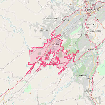 Map of Bessemer