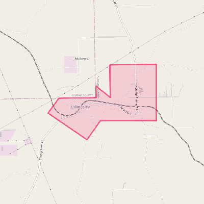 Map of Billingsley