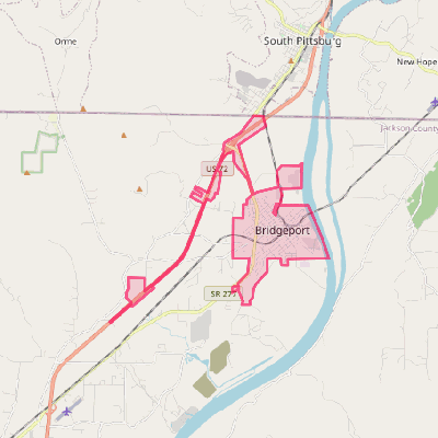 Map of Bridgeport