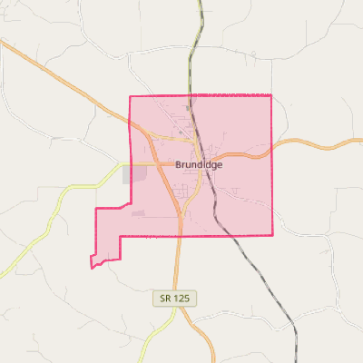 Map of Brundidge