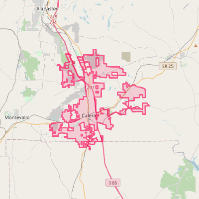 Map of Calera