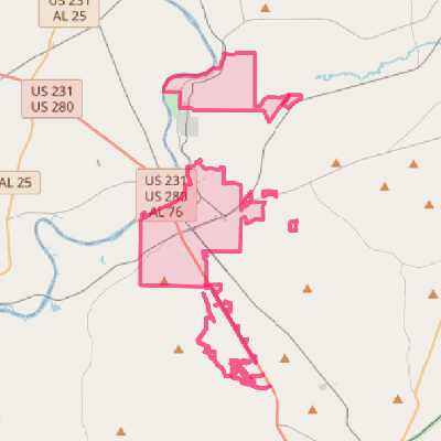 Map of Childersburg