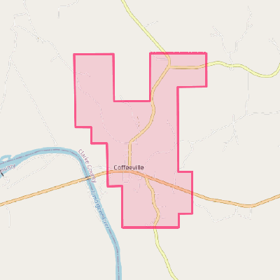 Map of Coffeeville