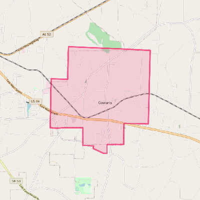 Map of Cowarts