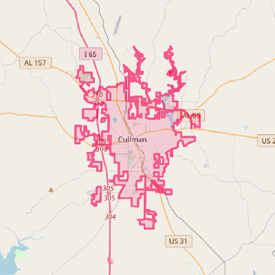 Map of Cullman