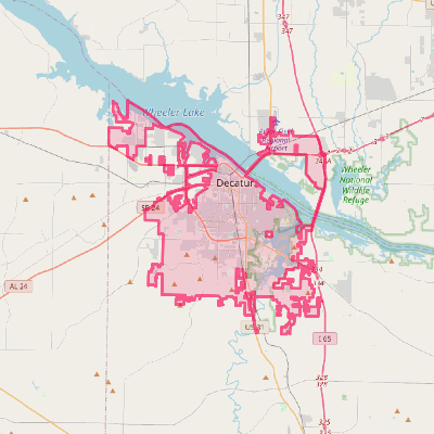 Map of Decatur