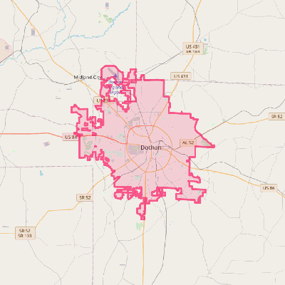 Map of Dothan