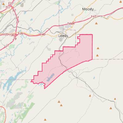 Map of Dunnavant