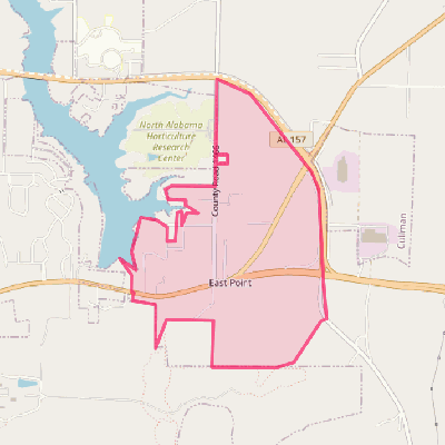 Map of East Point