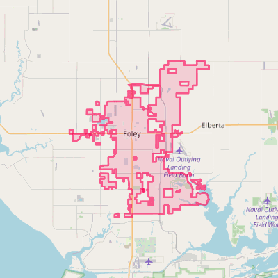 Map of Foley