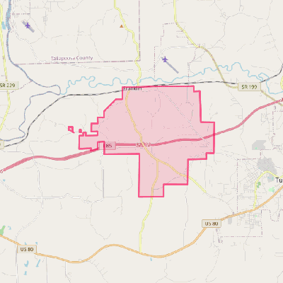 Map of Franklin