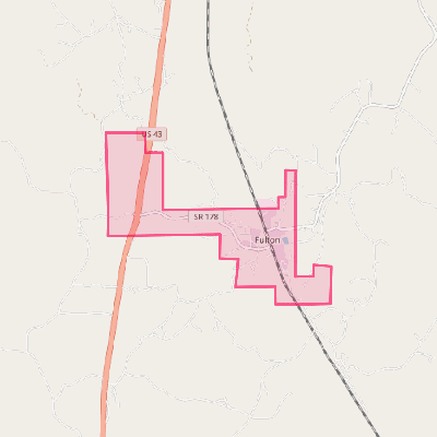 Map of Fulton