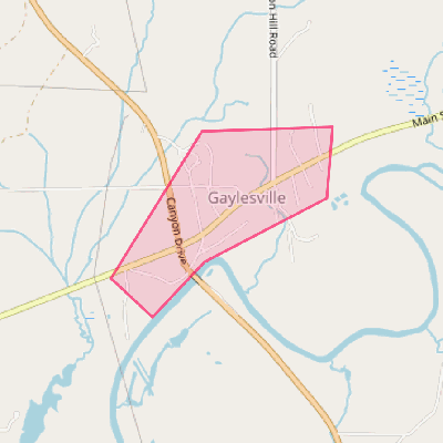 Map of Gaylesville