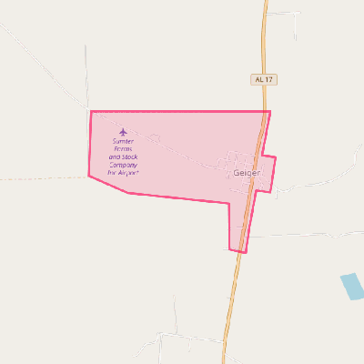 Map of Geiger