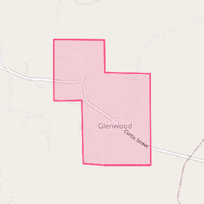 Map of Glenwood