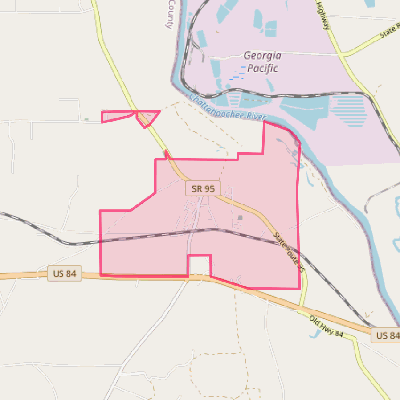 Map of Gordon