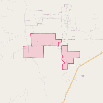 Map of Gordonville