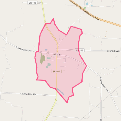 Map of Hatton