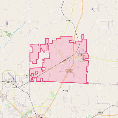 Map of Headland