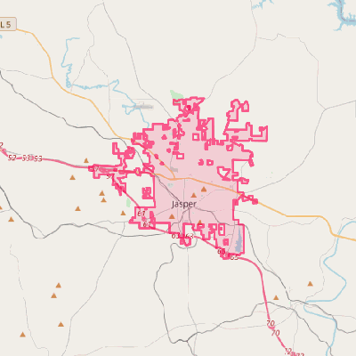 Map of Jasper