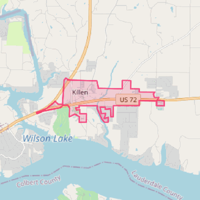 Map of Killen