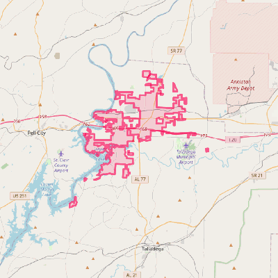 Map of Lincoln