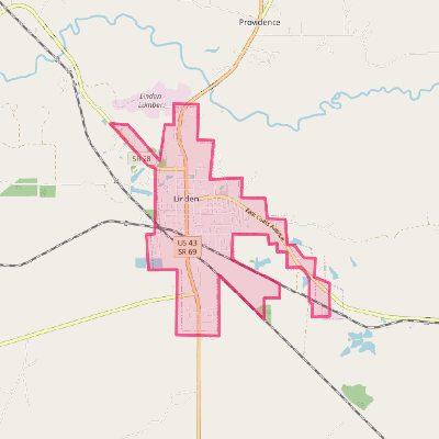 Map of Linden