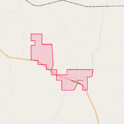 Map of Lisman