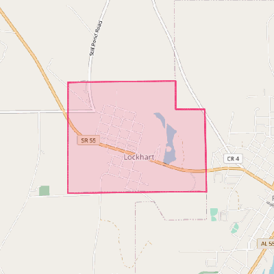 Map of Lockhart