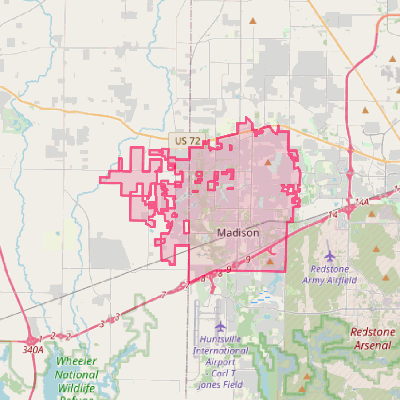 Map of Madison