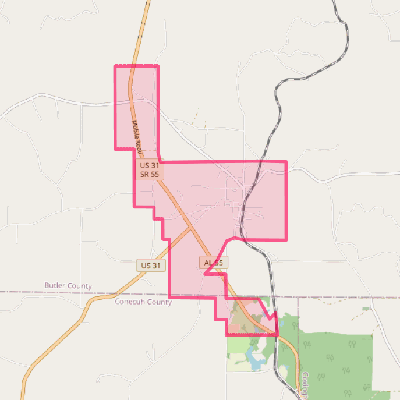 Map of McKenzie