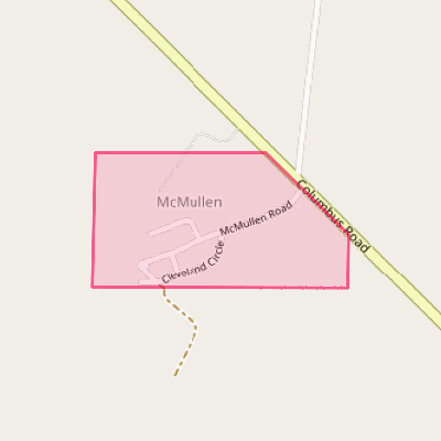 Map of McMullen