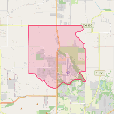 Map of Meridianville