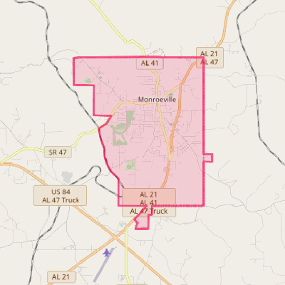 Map of Monroeville